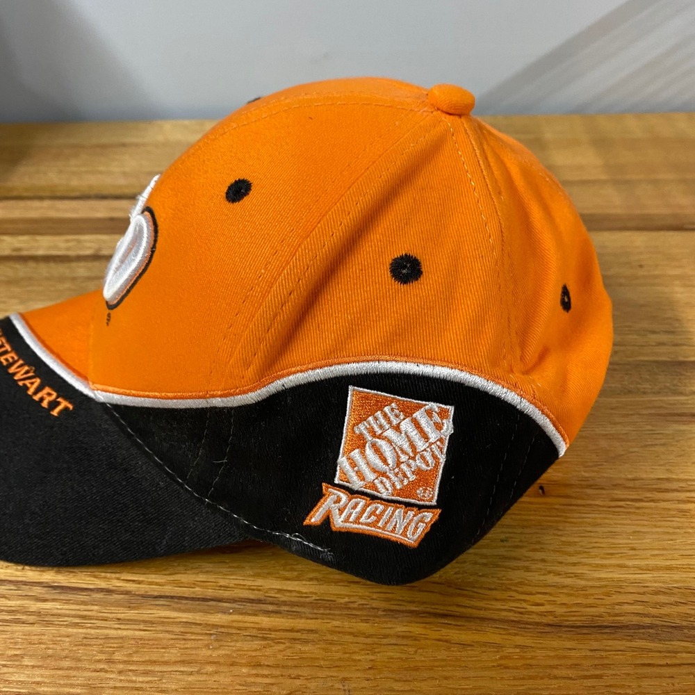 NASCAR Tony Stewart 20 Home Depot Racing Hat Winners Circle Orange Black Cap - Picture 8 of 8